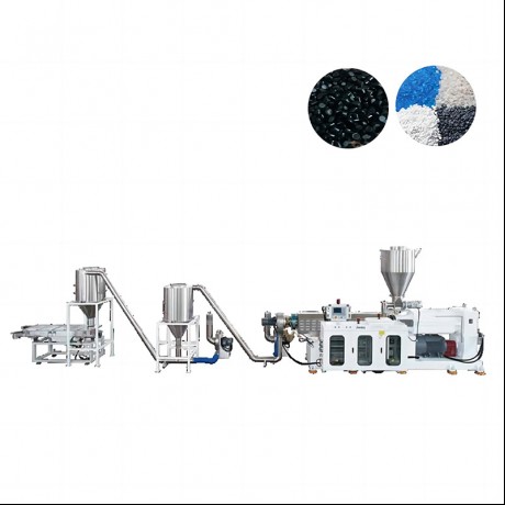Ligne d'extrusion de pelletisation parallèle à double vis en PVC à contre-rotation