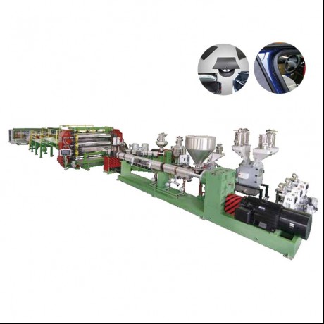 Ligne d'extrusion de plaques de polymère automobile HDPE