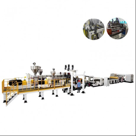 Machine d'extrusion de feuille arrière de cellules photovoltaïques solaires PP/PE