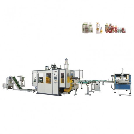 Machine de moulage par soufflage à double station à double tête de 2ltr pour bouteilles
