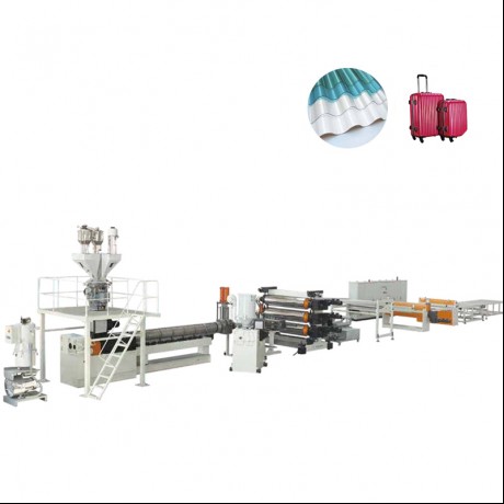 Ligne d'extrusion de feuilles et de plaques PC PMMA GPPS