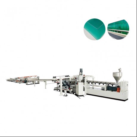Ligne d'extrusion de feuilles solides / ondulées PC