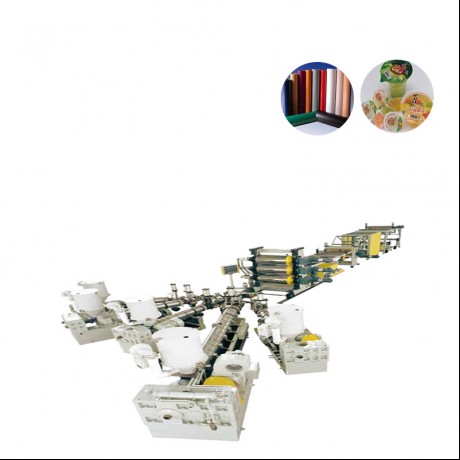 Ligne de co-extrusion de feuilles multicouches PP, EVA, EVOH, PS et PE