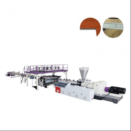 Ligne d'extrusion de sols composites SPC