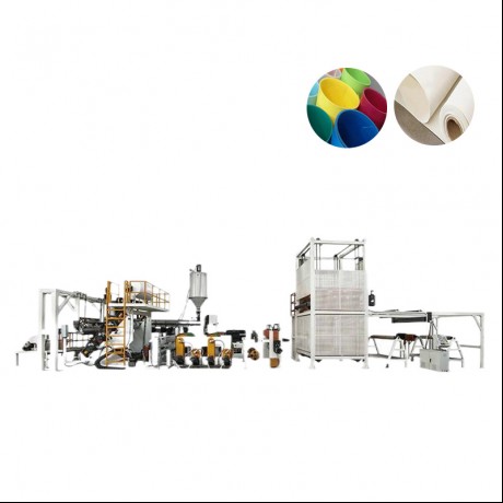Ligne d'extrusion de feuilles composites en mousse TPO + PP