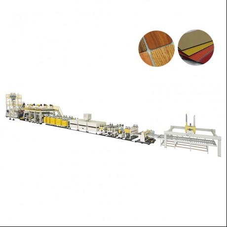 Ligne d'extrusion de panneaux composites en aluminium et en plastique