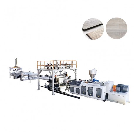 Ligne d'extrusion de revêtement de sol en pierre-plastique SPC de Jwell Machinery China