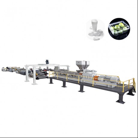 Ligne d'extrusion de feuille PLA