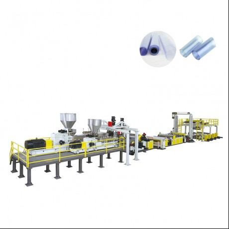 Ligne d'extrusion de feuilles en PET ventilées à double vis sans colorant