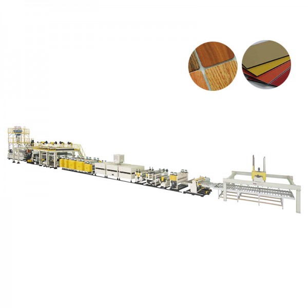Ligne d'extrusion de panneaux composites en aluminium et en plastique